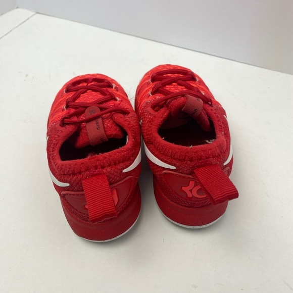 Nike Toddler KD 9 Red/White Sneakers Size 5C (855910-611) - Picture 5 of 7